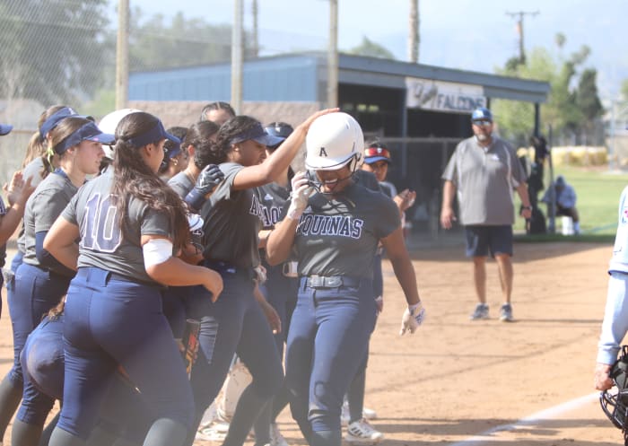 Butler celebrates with her friends and teammates. Photo: John Murphy.&nbsp;